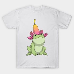 Frog with Plumeria T-Shirt